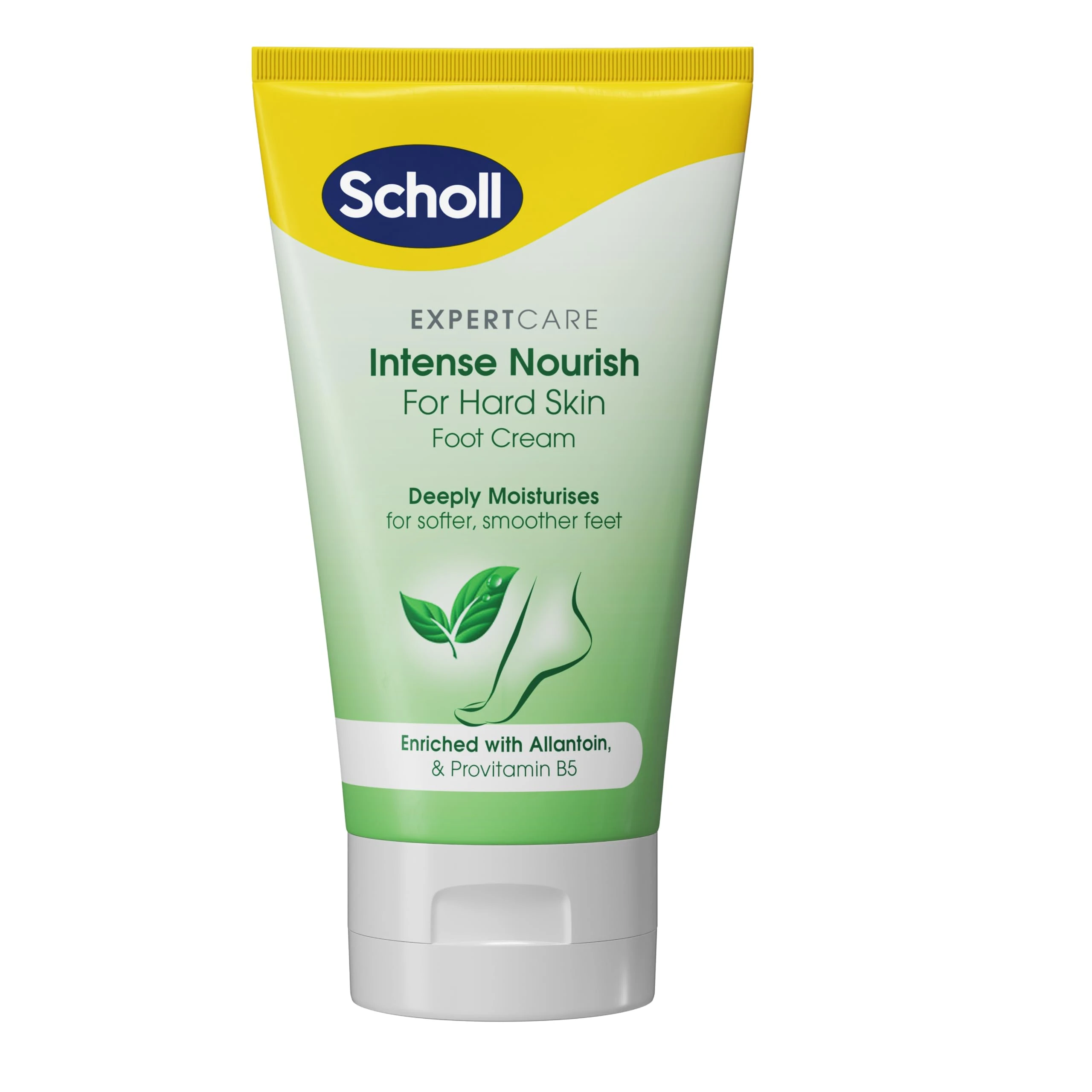 Scholl ExpertCare Intense Nourish Foot Cream for Hard Skin 150ml, Deeply Moisturising Cream with Urea, Vitamin E & Provitamin B5 Complex for Softer Smoother Feet
