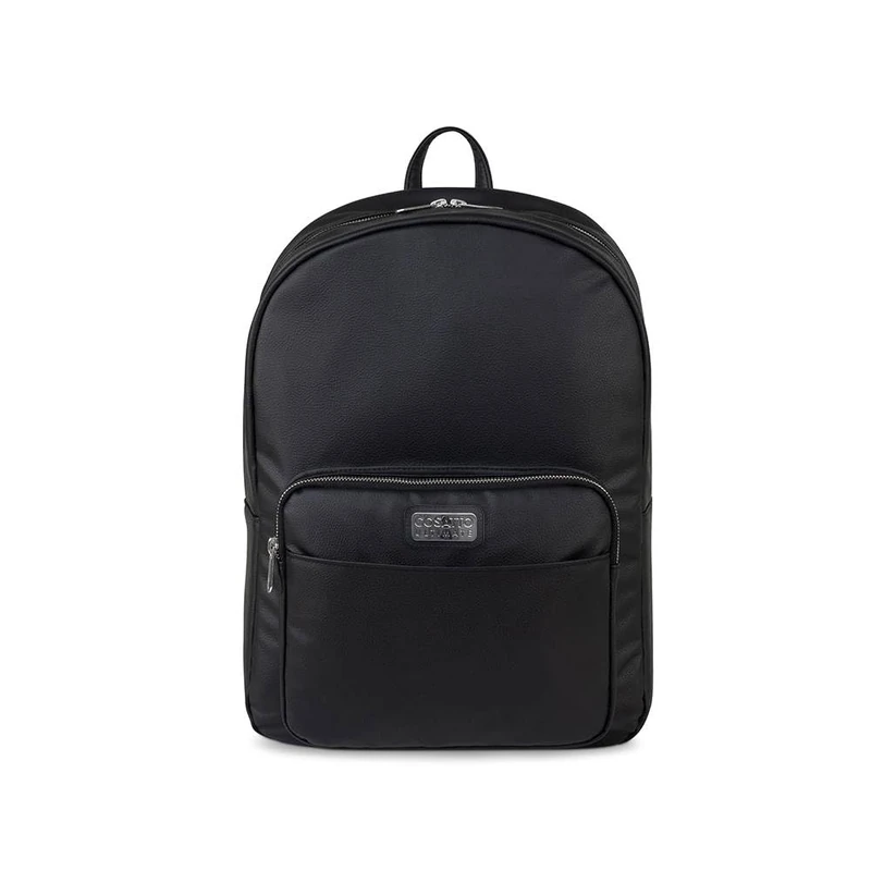 Cosatto Baby Changing Bag - Luxury Leatherette Backpack Black