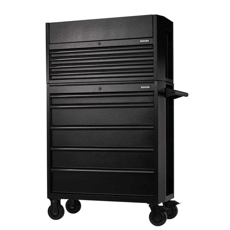 BUNKER 24248 Combined Roller Cabinet and Tool Chest, 9 Drawer, 36 Inch