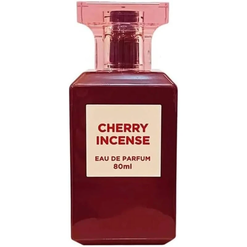 Fragrance World Cherry Incense Perfumed Water Unisex 80ml Eau de Parfum Arabic Perfume for Men and Women