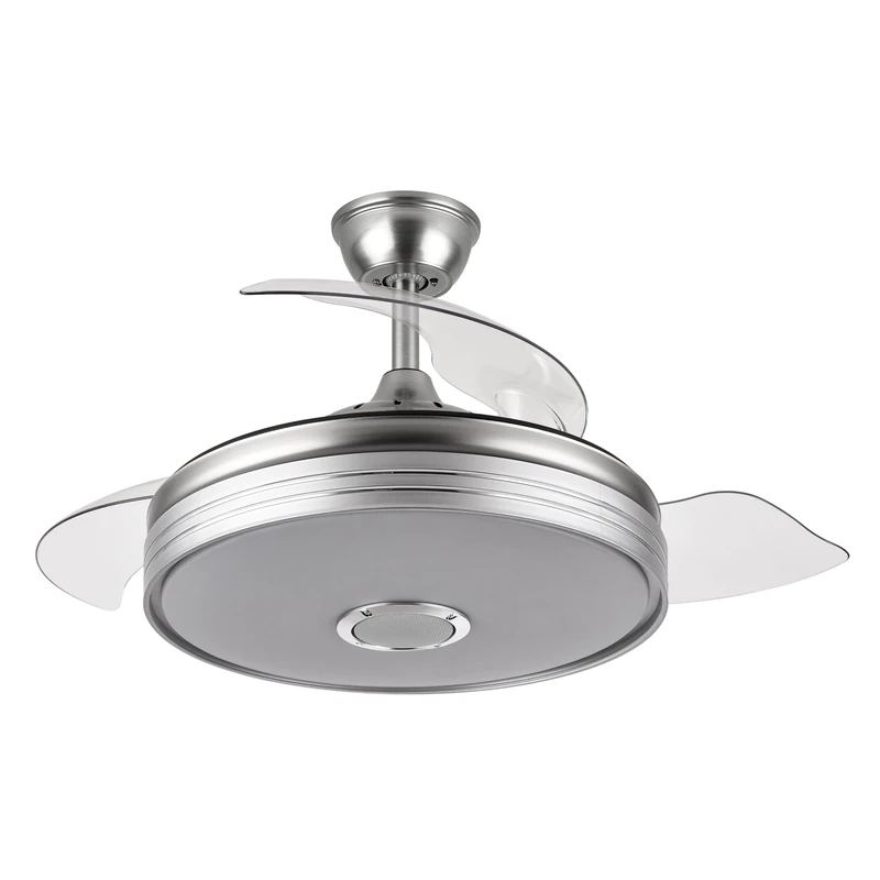 Eden pulse Nickel fan with Bluetooth, 3 folding blades 32/47x55/108cm