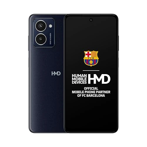 HMD Pulse Pro 4G 6.56” HD+ Smartphone, Android 14, 50MP Dual camera, 50MP selfie camera, 6GB/128GB Storage, up to 59 hours battery life, OZO audio, Easy Repairability, Dual SIM – Black Ocean