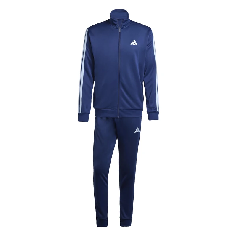 adidas Men's 3 STRIPES FRENCH TERRY TRACKSUITS, dark blue, XS
