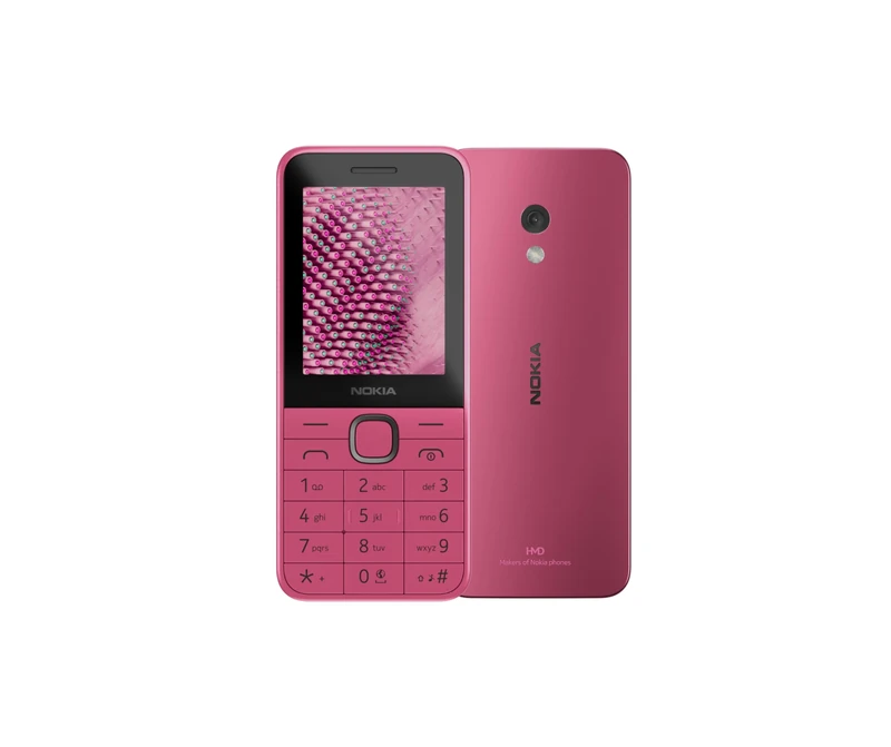 Nokia 225 4G 2.4" Feature Phone, Dual SIM – Pink