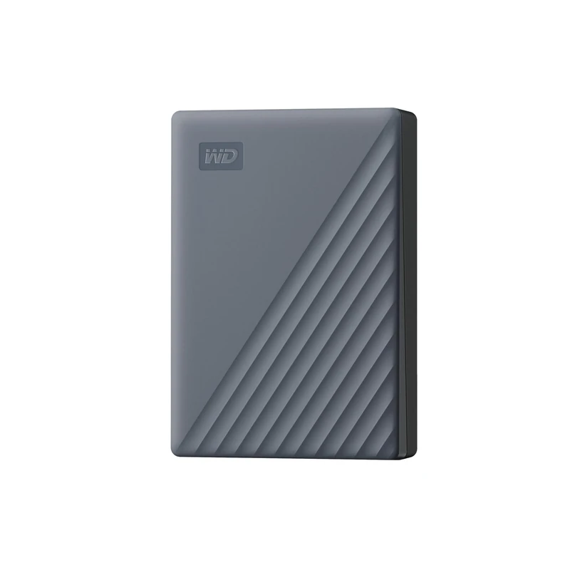 WD 6TB My Passport Works with USB-C, portable external hard drive, USB 3.2 Gen 1, software for device management, backup, password protection, Works with PC, Mac, Chromebook, Gaming Consoles, Grey