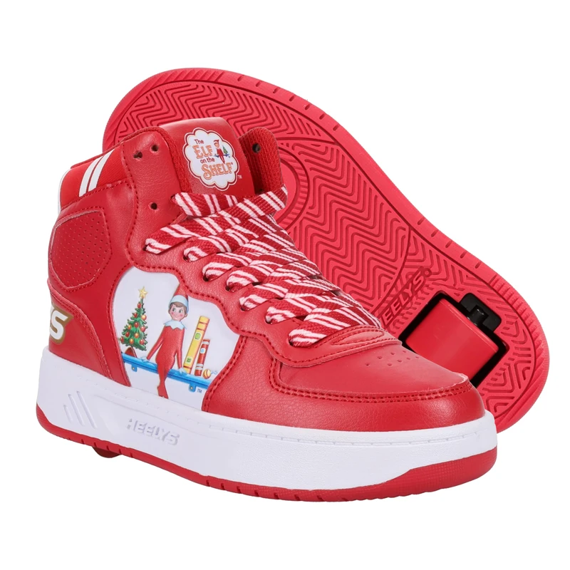 Heelys Unisex Kids Rezerve Sneaker, Red White Black, 3 UK
