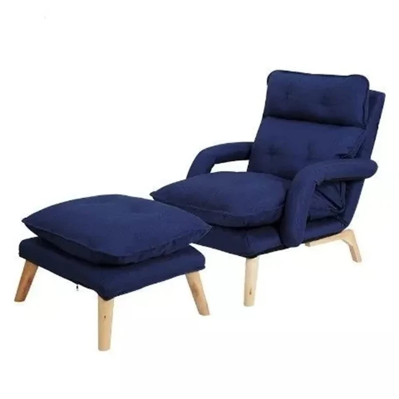 Lounge Chair, Removable Washable Fabric Upholstered Chair, Lazy Sofa, Deck Chair, Adjustable Backrest