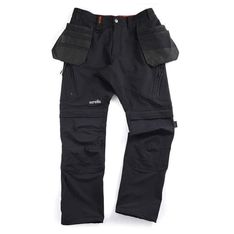 Scruffs Tech Holster Trousers, Black, 36R (T56045)