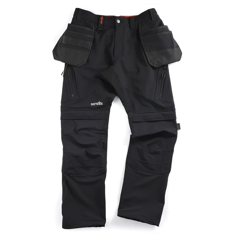 Scruffs Tech Holster Trousers, Black, 33R (T56043)