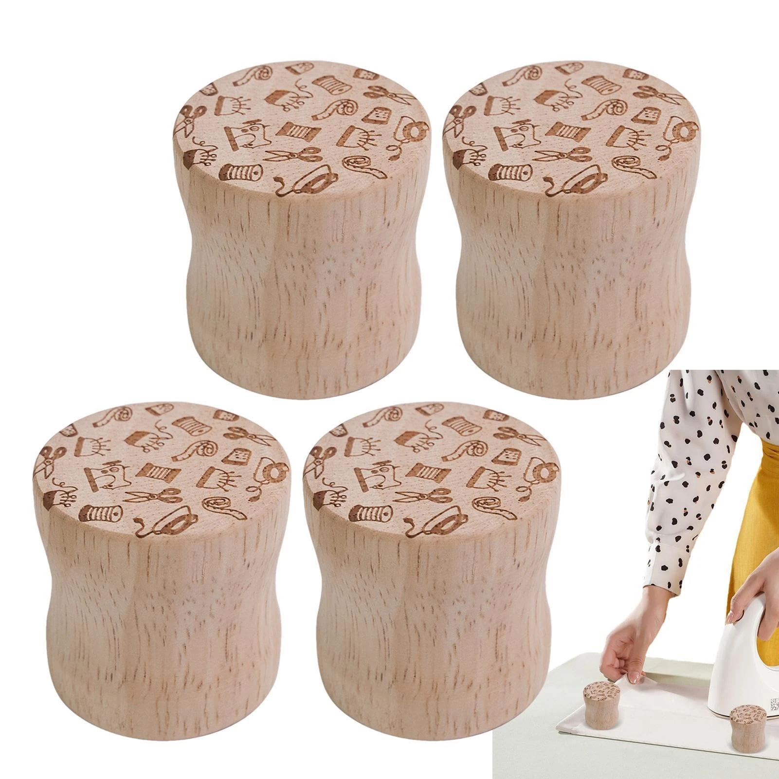 Fabric Pattern Weights | Round Wooden Cloth Pattern Weights,Dressmaking Cloth Weight for Sewing Quilting Ironing, Paperweight for Writing & Drawing
