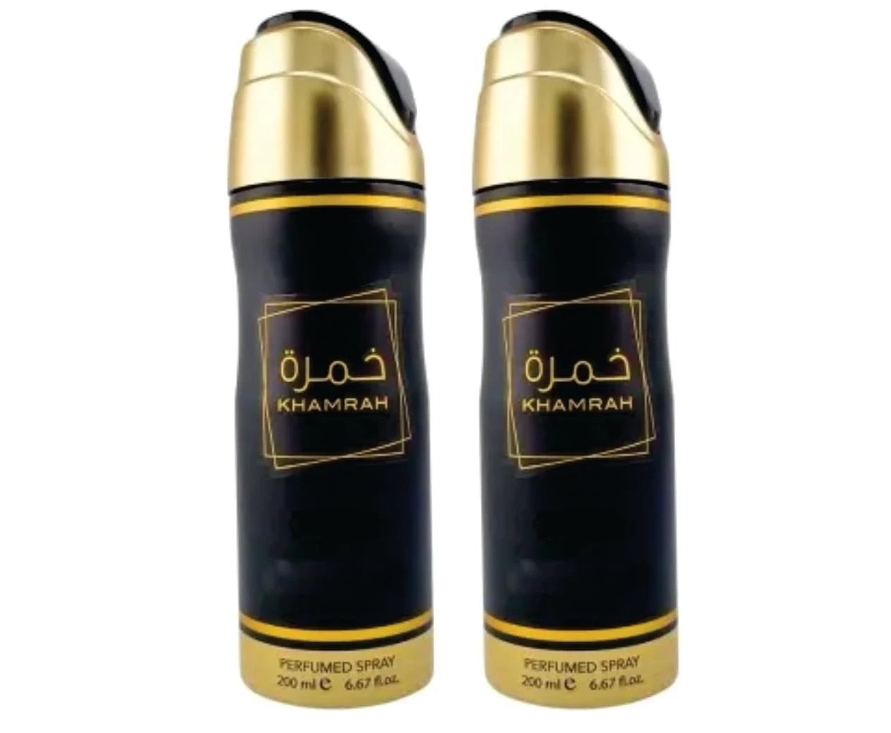 Khamrah Eau De Parfum | Pack of 2 - Khamrah Body Spray 200ml Perfume for Men and Women | Vanilla, Amberwood and Bergamot Fragrance | Khamrah Perfume Deodorant Spray Made in Dubai by Sapphire’s choice
