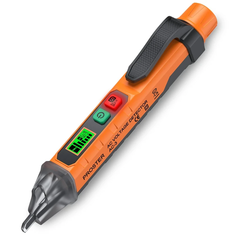 Proster Voltage Tester Pen - Dual 48V/12V-1000V Detector Buzzer
