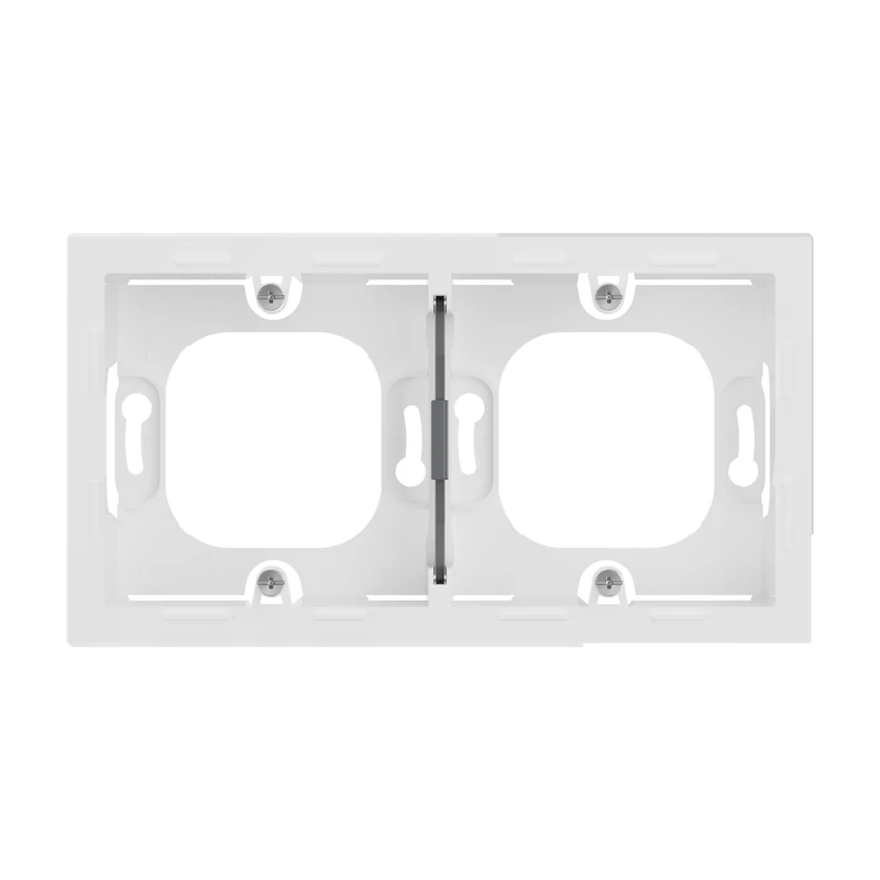 LEGRAND, SEANO 765199 Surface Mount Housing Double for Use with Seano and Seano+ Series Cover Frames Surface Mount Colour: Ultra White