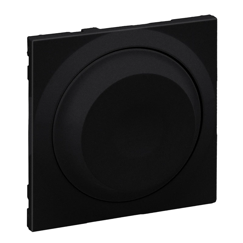 LEGRAND, Seano 765340 Cover for Universal Rotary Dimmer without Neutral Conductor 300 W Painted Black