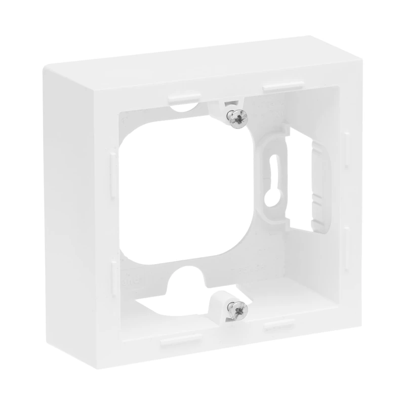 LEGRAND, Seano 765198 Surface-Mounted Housing Single for Use with Seano and Seano+ Series Cover Frames Surface Mounting, Colour: Ultra White - Image 1