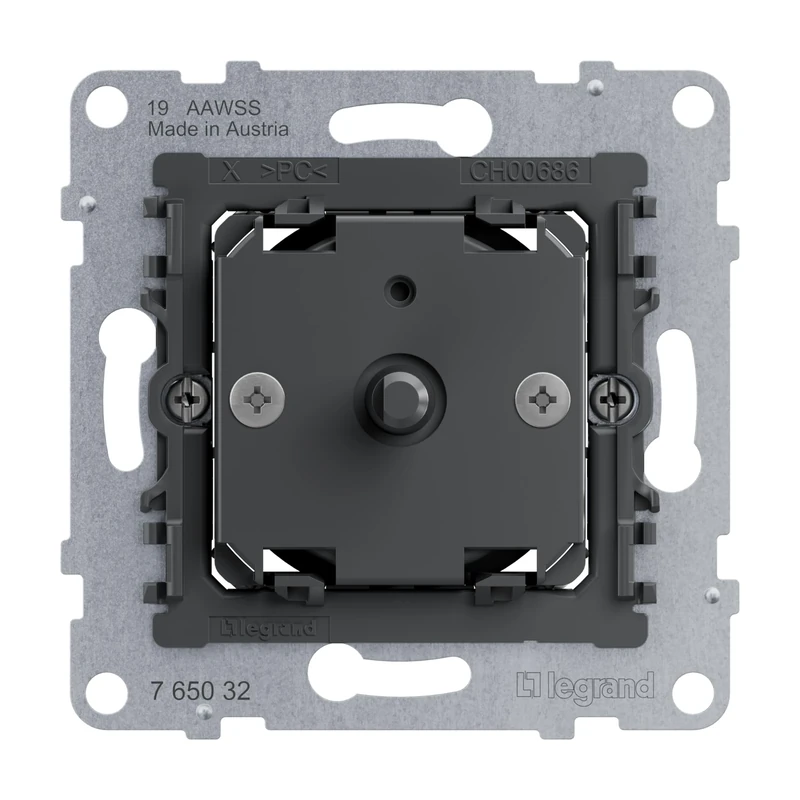 LEGRAND, Seano 765032 3-Stage Switch Insert with Zero Setting (0, 1, 2, 3), 1-Pole, with N Terminal, Screw terminals