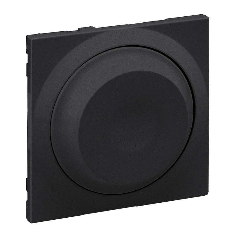 LEGRAND, Seano 765440 Cover for Universal Rotary Dimmer without Neutral Conductor 300 W Anthracite Lacquered