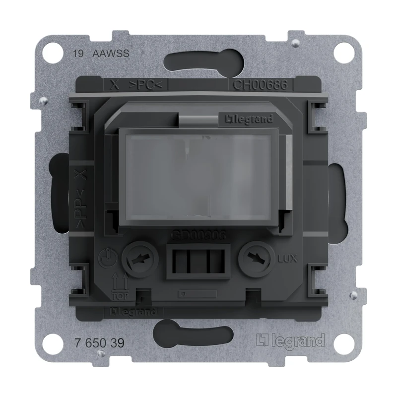 LEGRAND, Seano 765039 3-Wire Motion Sensor Insert, 170° Detection Range, IP44 Suitable for Wet Rooms, 2000 W, Variable Detection Range: Max. 8 m