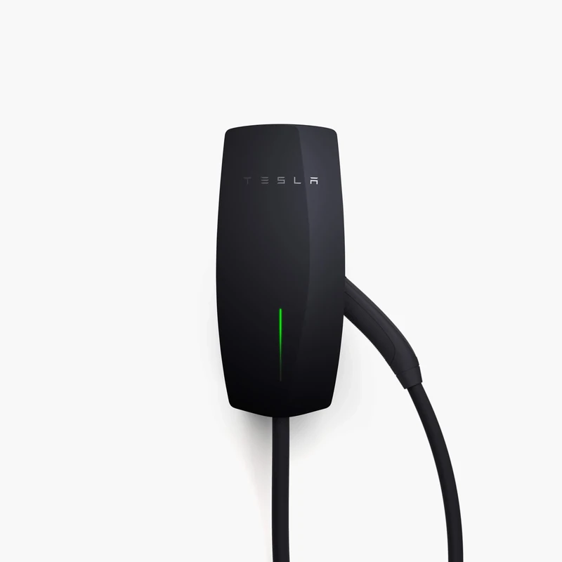 TESLA Wall Connector Color Matched Faceplate Black