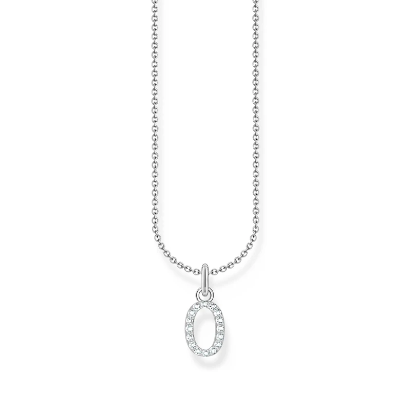 Thomas Sabo letter N gold-plated silver with zirconia KE2253-414-14 necklace
