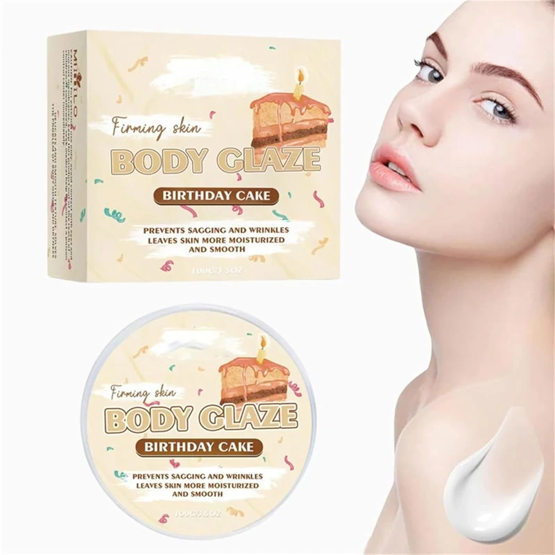 Body Glaze Body Butter Donut,Butter Body Moisturizer for Women Anti Aging,Shortcake Body Glaze,Donut Nourishing & Moisturizing Body Cream,for All Skin Type
