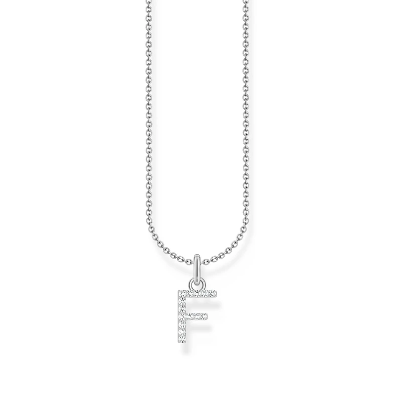 Thomas Sabo Letter E gold-plated silver with zirconia KE2244-414-14 necklace