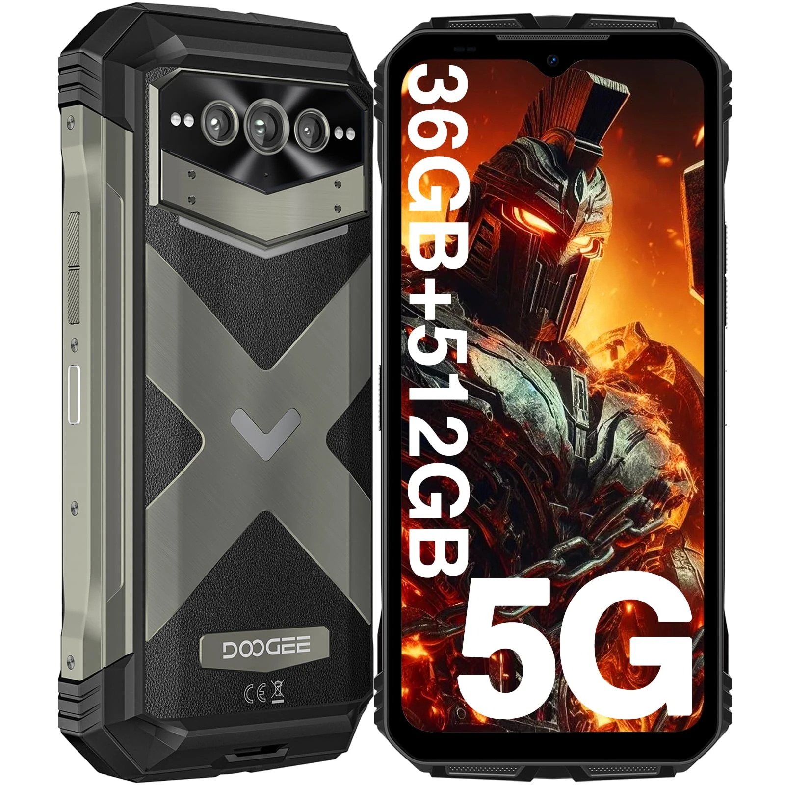 DOOGEE Note 59 Pro+ 5G Android 15 Smartphone 2025, 36GB+512GB/2TB & T8200 Octa-Core (6nm) Mobile Phones, 120Hz 6.75" HD+ Display & 6250mAh, 50MP AI Camera, Face + Finger ID/Widevine L1/NFC/GPS/OTG