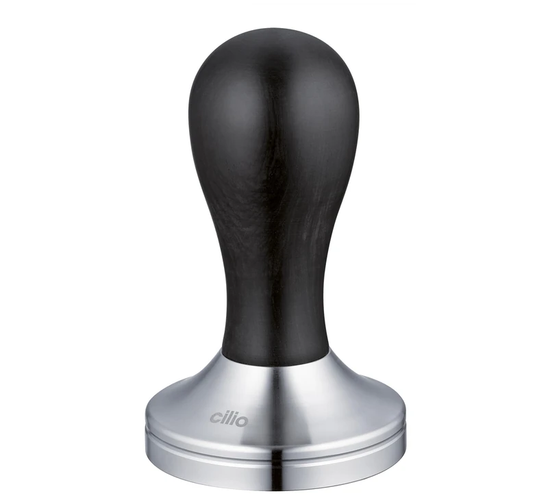 Cilio 550924 Tamper, Stainless Steel African Blackwood