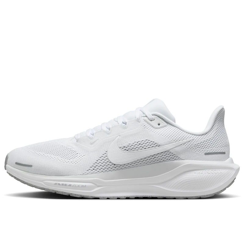 NIKE Men's Air Zoom Pegasus 41 Running Shoe, White Pure Platinum, 6.5 UK