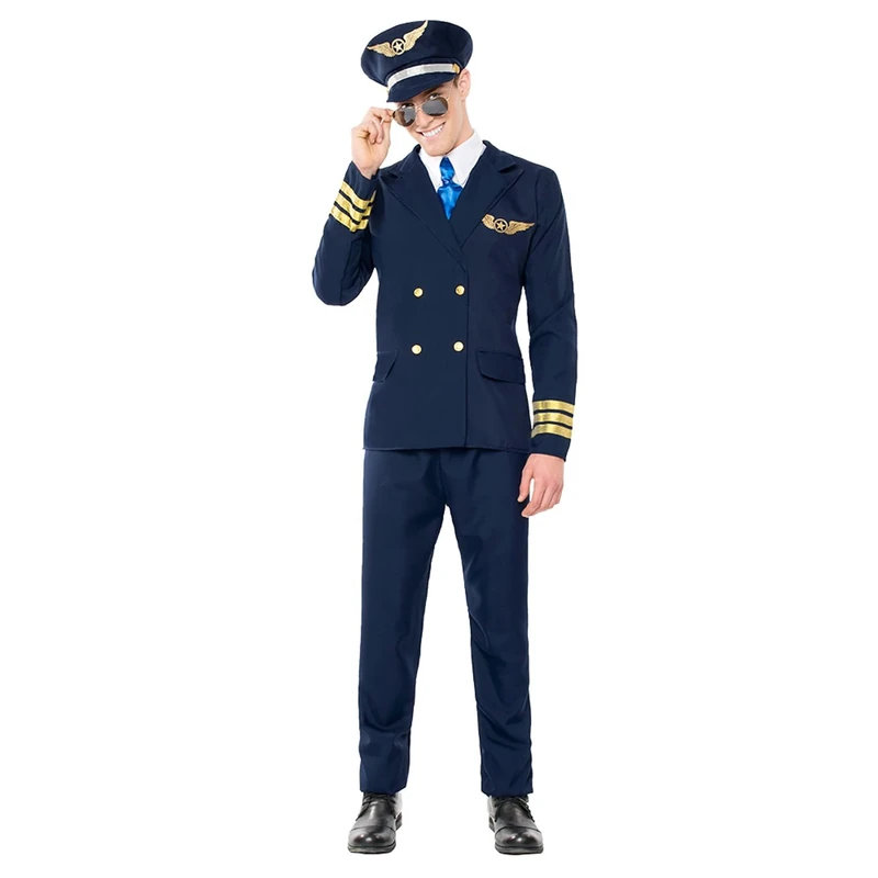 Boland 84090 Adult Pilot Orville Costume, Multicoloured, XL