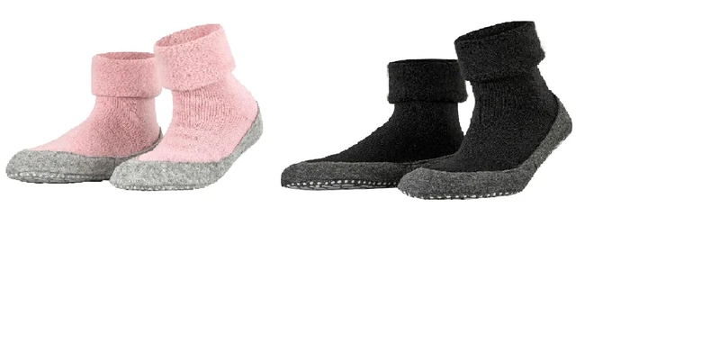 FALKE Stoppersocken Rot Almond Blossom 8449 39/40 EU Stoppersocken Schwarz Black 3000 39/40 EU