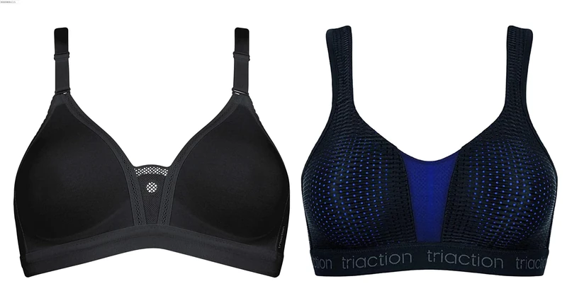 TriAction BH Schwarz 95C Sport BH ohne Bügel Schwarz 95C