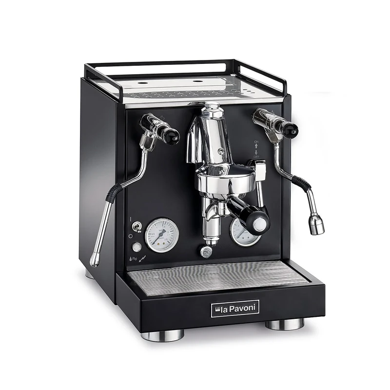 La Pavoni LPSCVB01EU, Semi-Professional Coffee Machine Cellini Evolution, Black mat