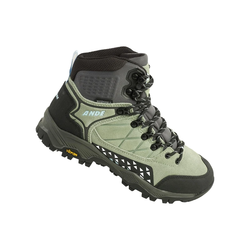 Ande Men's Volcano VIB WP Trekking Shoes, Turquoise Sage, 6 UK