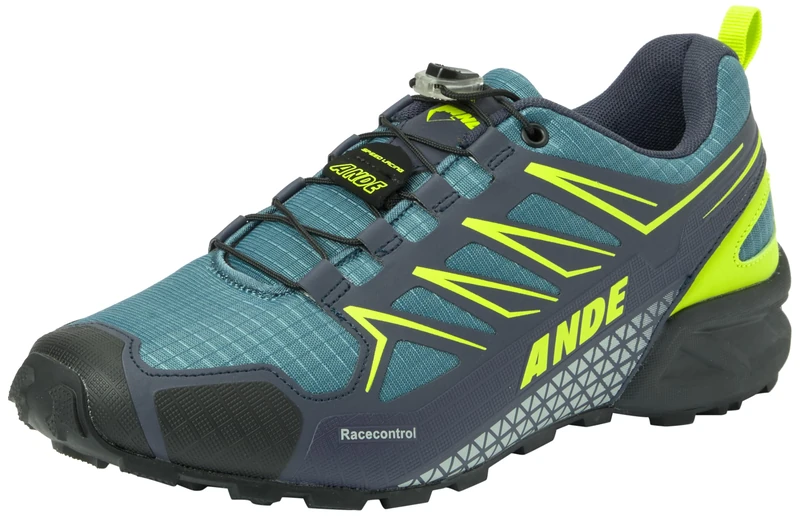 Ande Men's Fast EVO Trekking Shoes, Anthracite Lime, 10.5 UK
