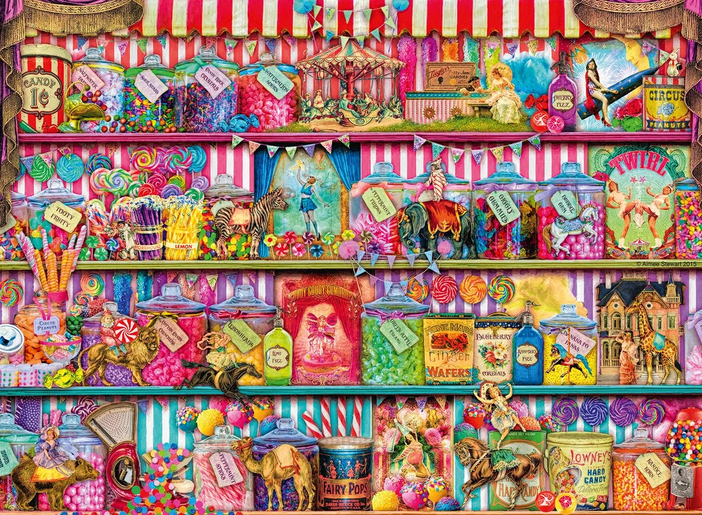 Ravensburger The Sweet Shop 500 Piece Jigsaw Puzzle for Adults and Kids Age 10 Years Up