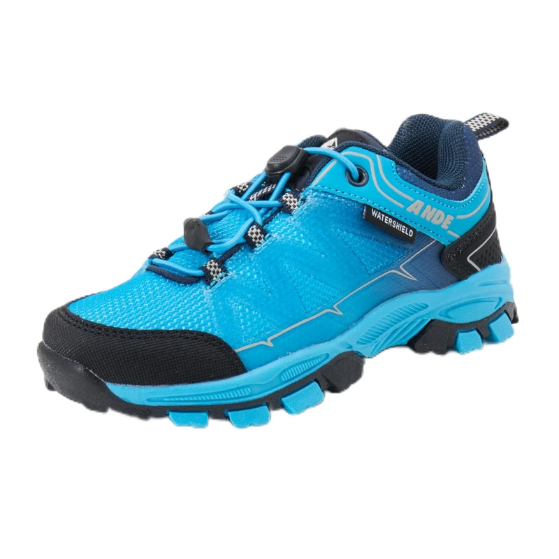 Ande BOE'JR WP Trekking Shoes, Turquoise Blue, 12 UK - Image 1