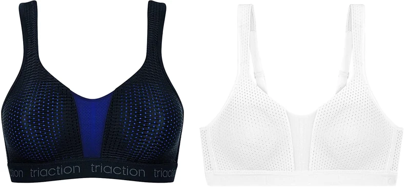 TriAction Sport BH ohne Bügel Schwarz 95B Sport BH ohne Bügel Weiß 95B