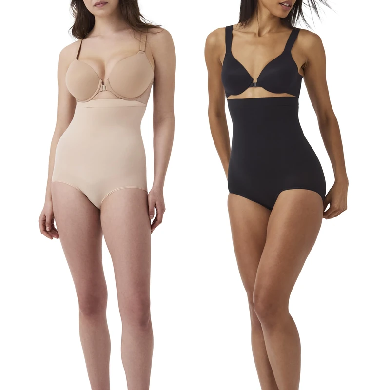 Spanx Waist Shapewear Soft Nude XL Waist Shapewear Very Black XL