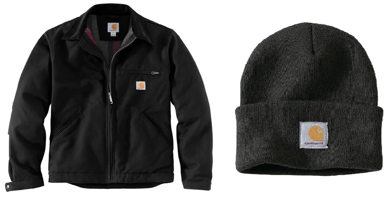 Carhartt Arbeitsoberkleidung Schwarz XXL Beanie Hat Schwarz Einheitsgröße