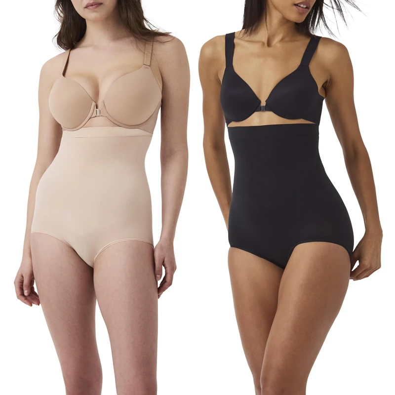 Spanx Waist Shapewear Very Black M Waist Shapewear Soft Nude M