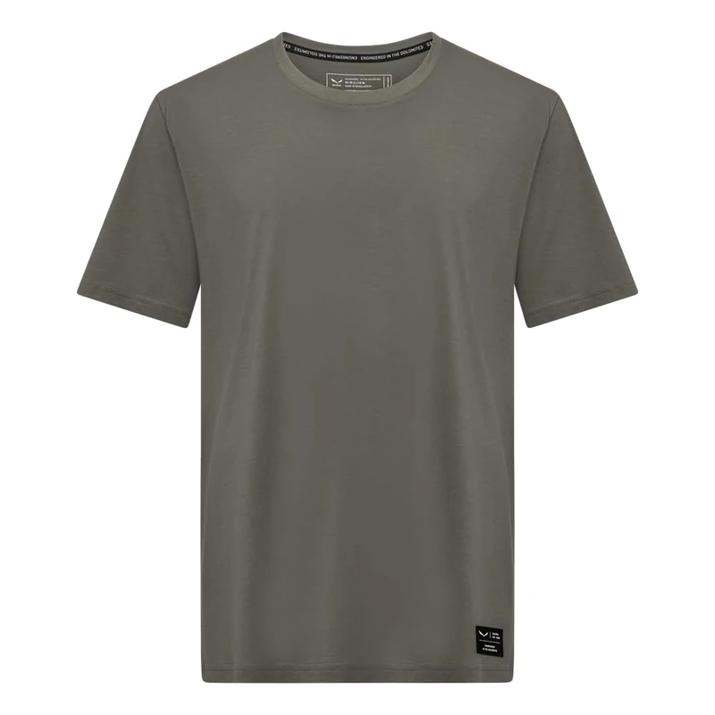 Salewa Eagle Logo Patch T-Shirt Men, Green, L