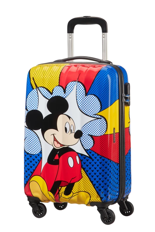 American Tourister Hypertwist - Spinner S, Hand Luggage, 55 cm, 36 l, Multicolored (Mickey Flash Pop)
