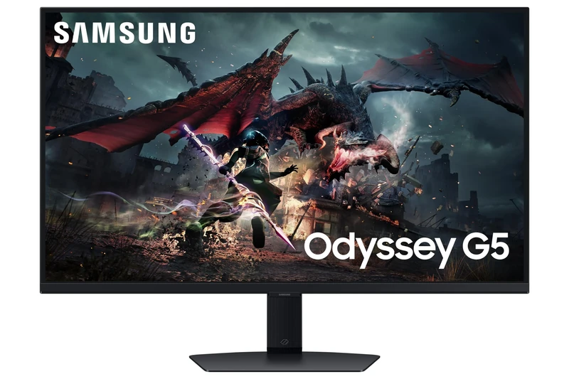 Samsung Odyssey LS32DG502EUXXU 32" 180Hz 1ms QHD IPS Gaming Monitor - IPS, 2560x1440, HDMI, Displayport, Height Adjust