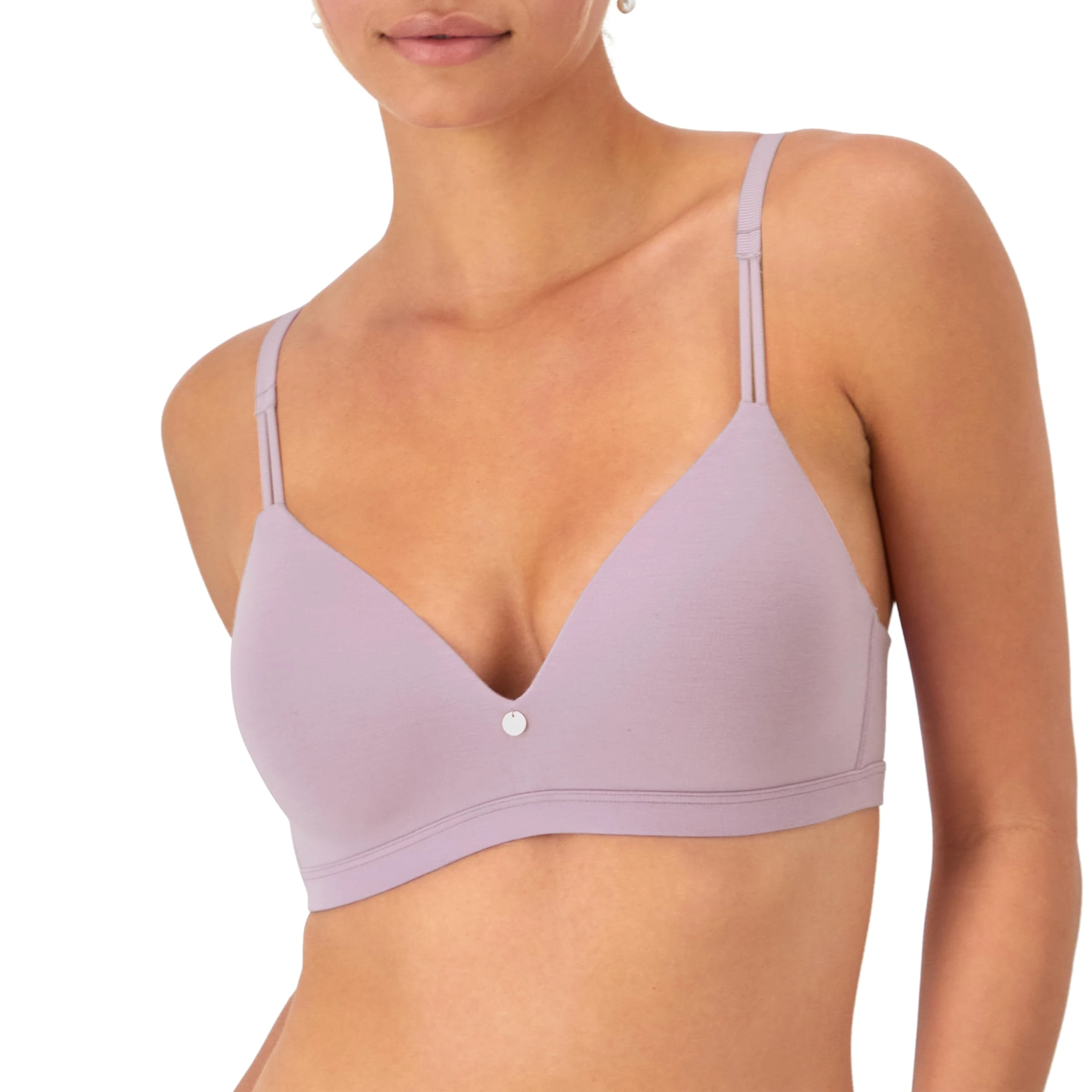 Maidenform Women's, Everyday Luxe T-Shirt, Wireless Convertible Bra, Sojourn Lilac, 36B