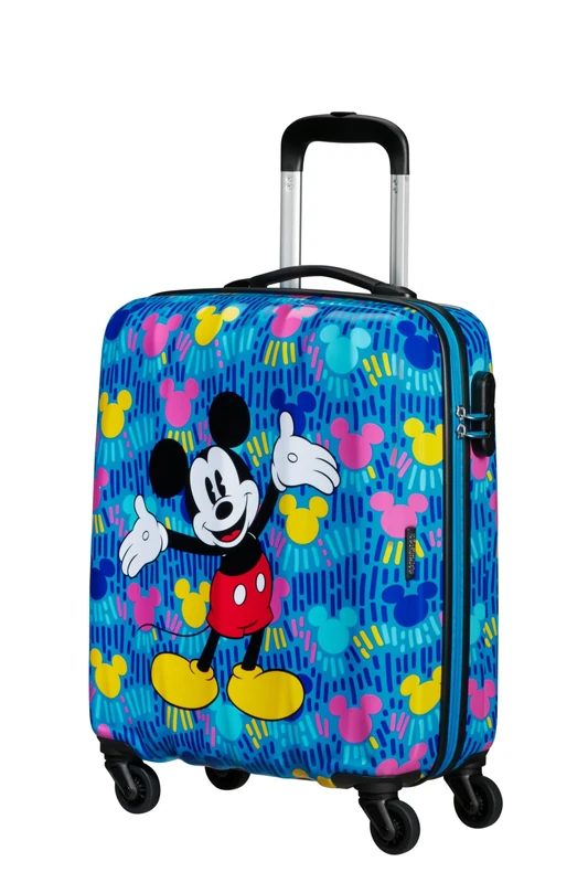 American Tourister Hypertwist - Spinner S, Handgepäck, 55 cm, 36 L, Mehrfarbig (Mickey Euphoria)