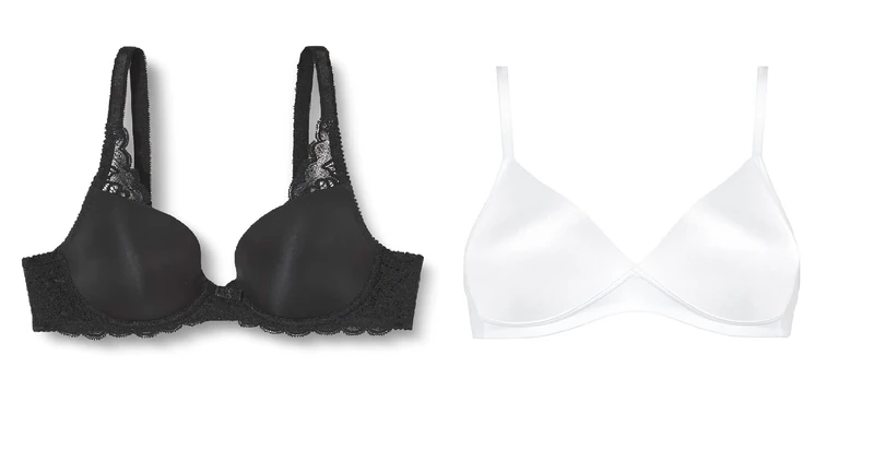 Triumph Schalen BH mit Bügel Schwarz 70E Schalen BH mit Bügel Weiß 70E