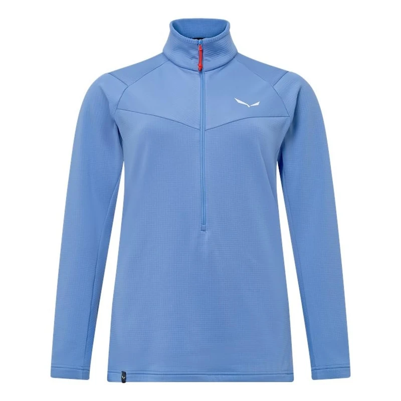Puez Cammino Polarlite Half Zip Jacket Women, morning blue, M