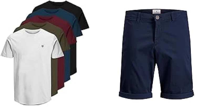JACK & JONES T-Shirt Navy Blazer XL Shorts Marine XL