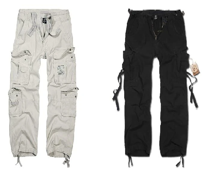 Brandit Hose Weiß (Old White 12) XL Freizeithose Schwarz XL